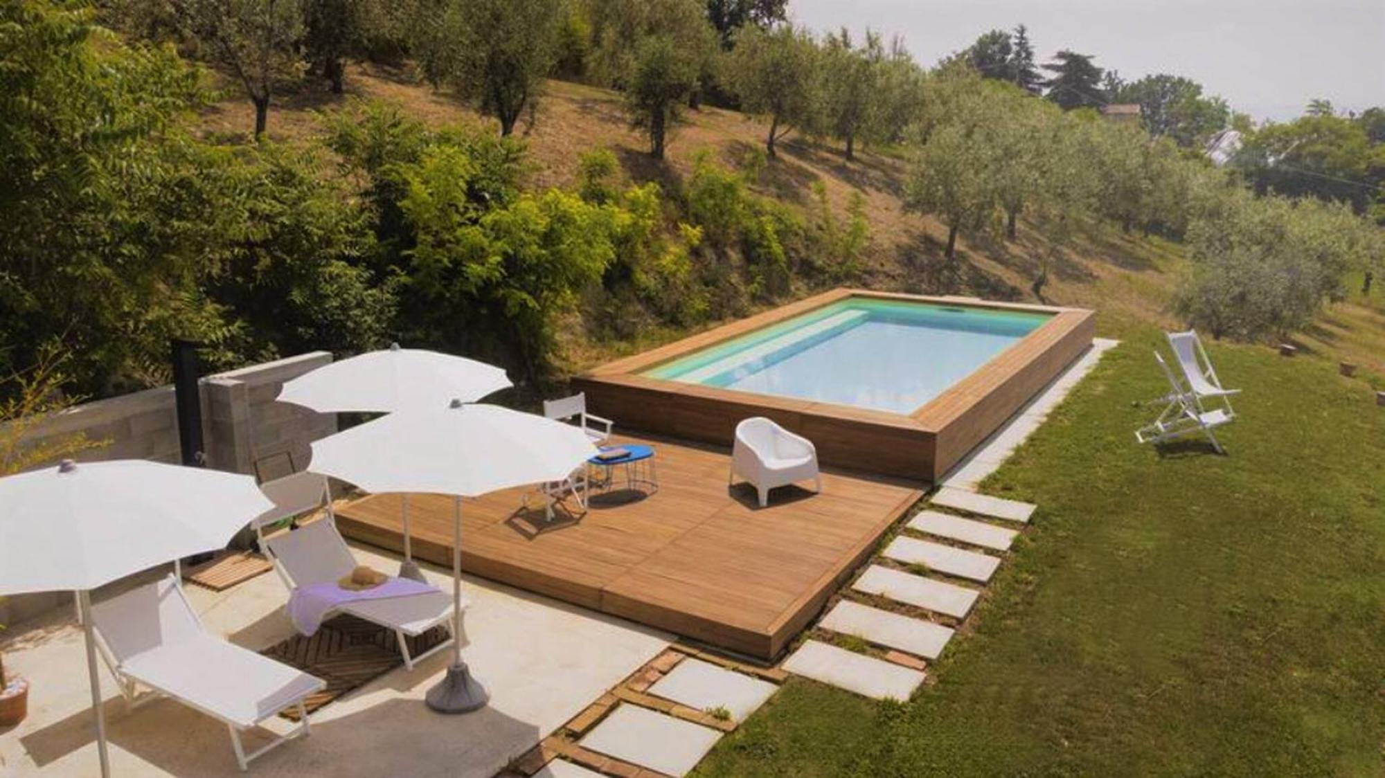 Vila Borgo Calbianco - Private House With Pool & Airco Cerreto Castello Exteriér fotografie