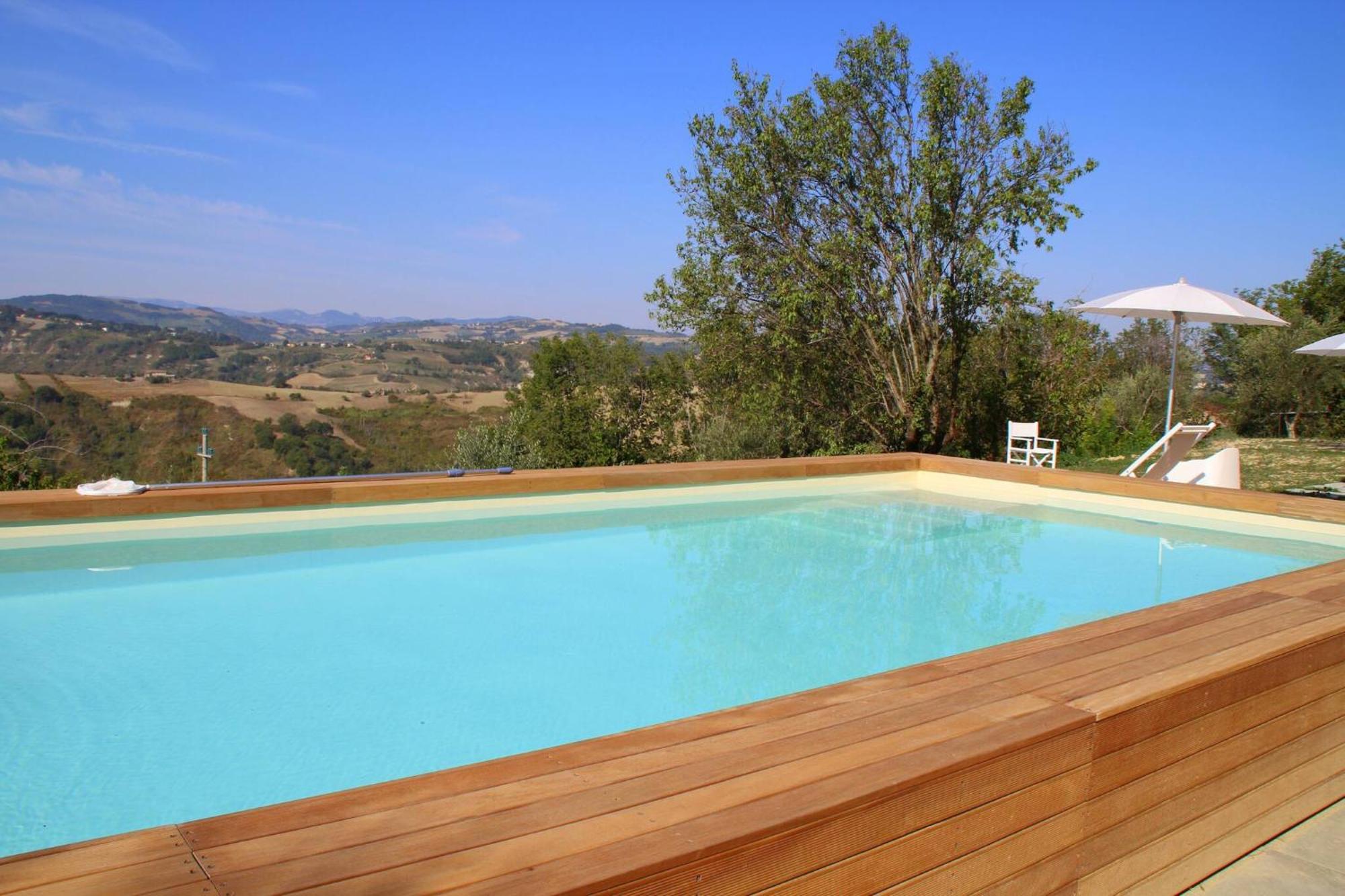 Vila Borgo Calbianco - Private House With Pool & Airco Cerreto Castello Exteriér fotografie
