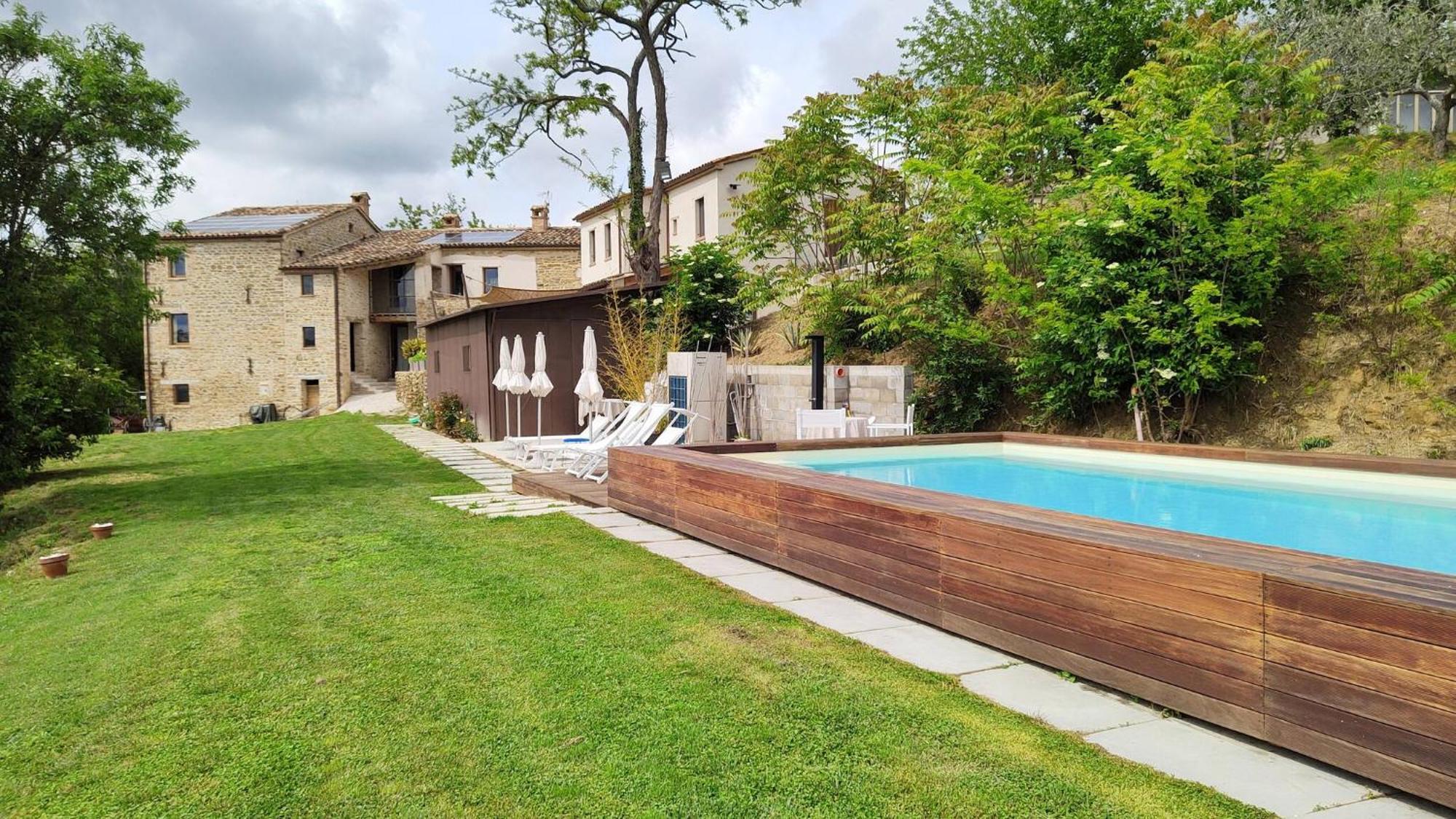 Vila Borgo Calbianco - Private House With Pool & Airco Cerreto Castello Exteriér fotografie