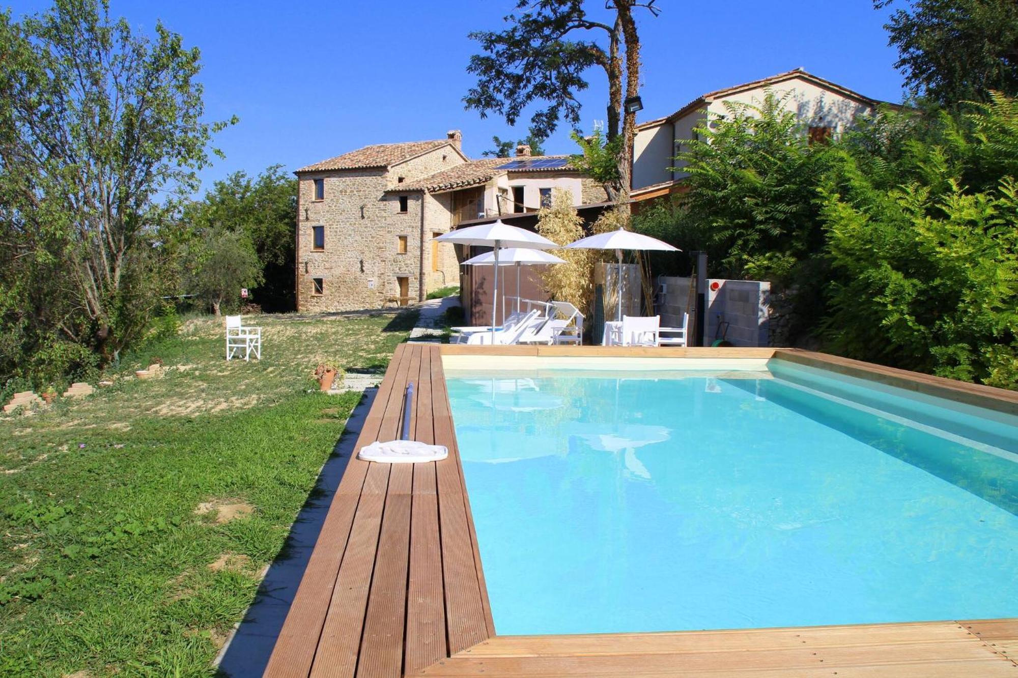 Vila Borgo Calbianco - Private House With Pool & Airco Cerreto Castello Exteriér fotografie